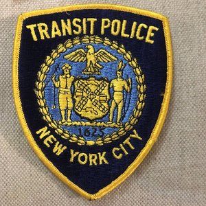 NYC Transit Police Patch Pre 1995 Vintage Collectible New and unworn